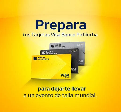 Tarjetas Visa Banco Pichincha.