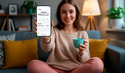 Abre tu Cuenta Ahorro Flexible desde tu app Banca Móvil y mira crecer tus utilidades todos los días.