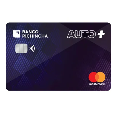 Tarjeta de crédito Mastercard Auto Plus Banco Pichincha.