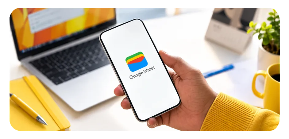 Cliente con Google Pay en su celular