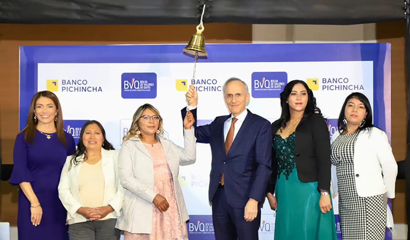 Banco Pichincha emite el primer bono social de género de Ecuador por 100 millones de dólares Banco Pichincha emite el primer bono social de género de Ecuador por 100 millones de dólares