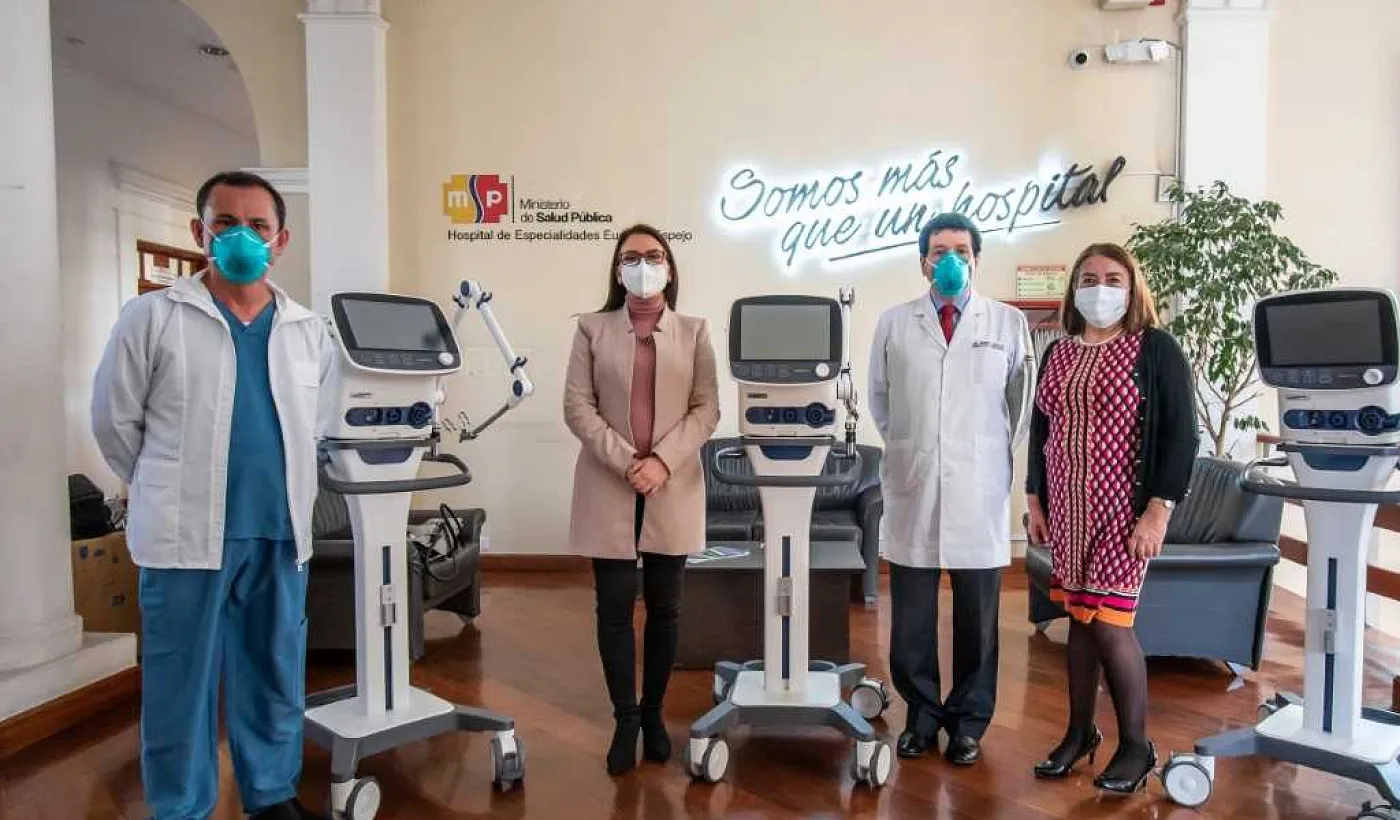 Sumar Juntos refuerza las UCI de 14 hospitales con una donación de 24 respiradores de alta tecnología Sumar Juntos refuerza las UCI de 14 hospitales con una donación de 24 respiradores de alta tecnología